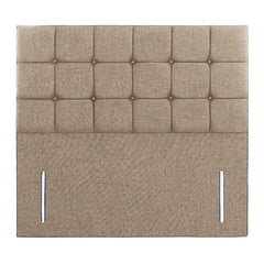 Classic Platform Divan Bed Base Only With Floor Standing 54 inches Tall Upholstered Headboard - Divan Factory Outlet