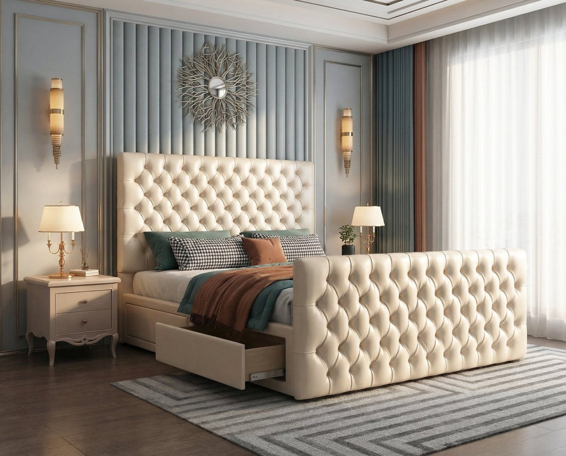 Hereford Upholstered Bed Frame with Free 54" Headboard