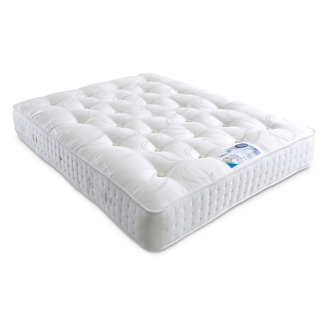 Walker & Slater Feather Soft 2000 Pocket Sprung Pure Lambswool Mattress - Divan Factory Outlet