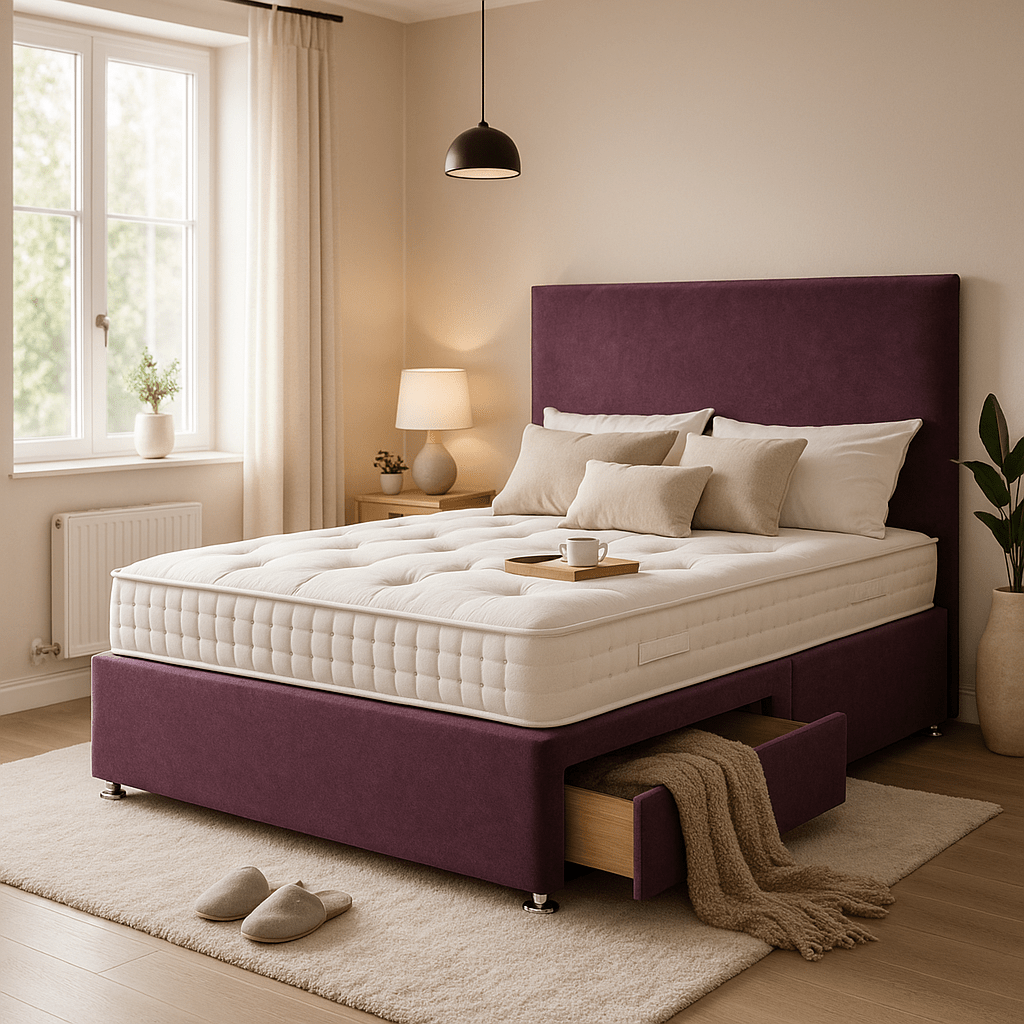 SERENE 1000 POCKET SPRUNG DIVAN BED SET