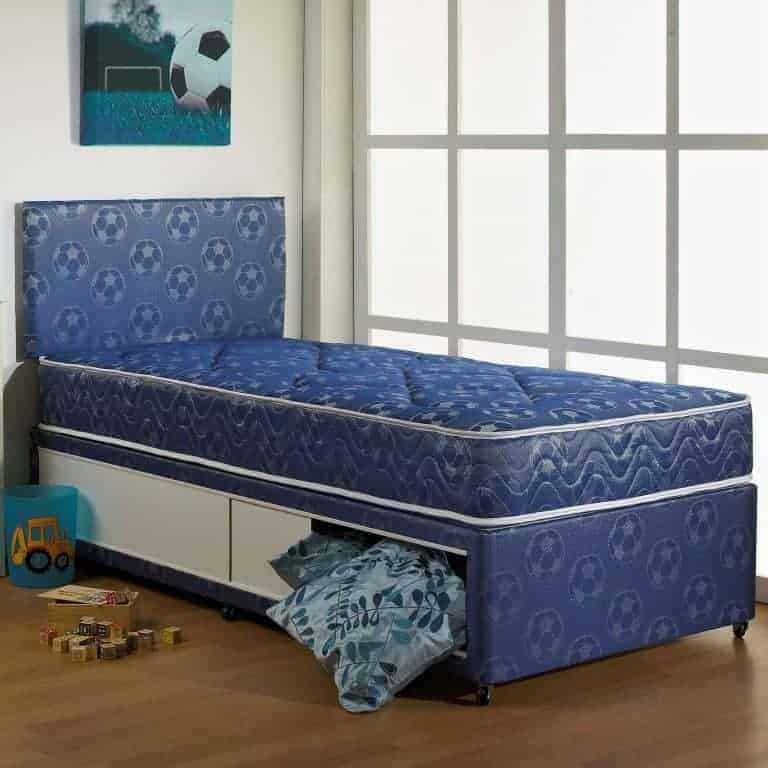 Dream Vendor Football Kids Sprung Divan Bed Set - Divan Factory Outlet