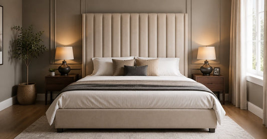 How Tall Should a Floor Standing Headboard Be for a Double or King Bed?
