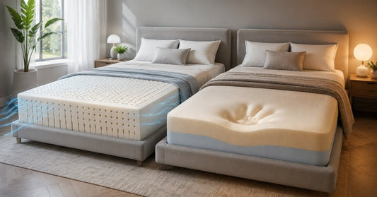 Latex vs Memory Foam Mattress: Which One Sleeps Cooler?