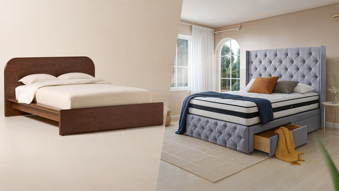 Wood vs. Upholstered Bed Frame: Which One Suits You Best? - Divan Factory Outlet