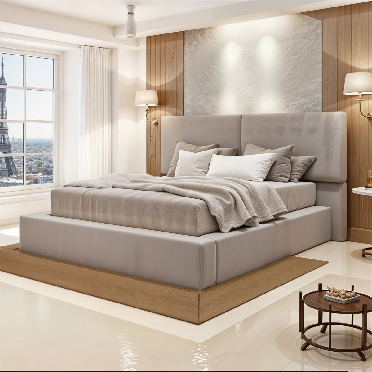 Sophia Upholstered Bed Set - Divan Factory Outlet