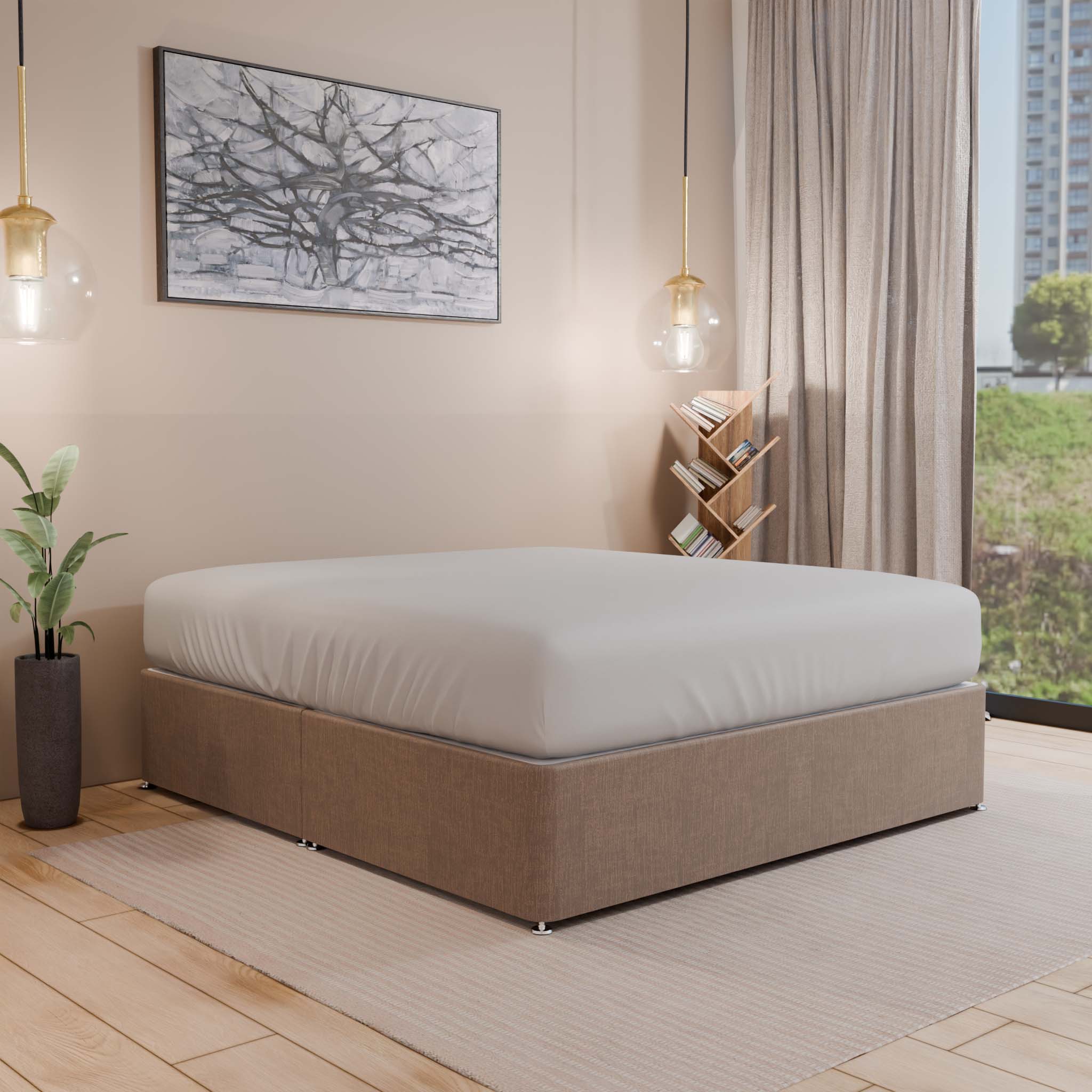 Royal Reinforced Platform Top Divan Bed Base Only - Divan Factory Outlet