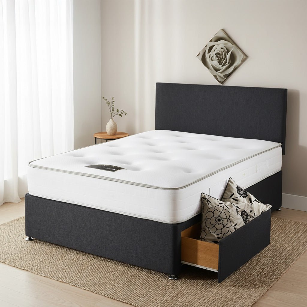 Dream Vendor Venice Dual Season Memory Sprung Divan Bed Set