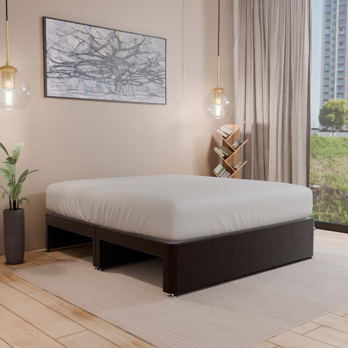 Divan Bed Bade - Suitcase Storage