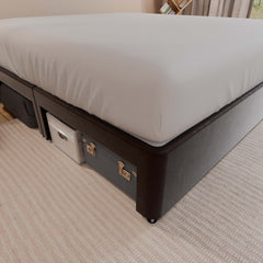 Divan Bed Bade - Suitcase Storage