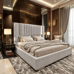 Elegant Upholstered Bed Set