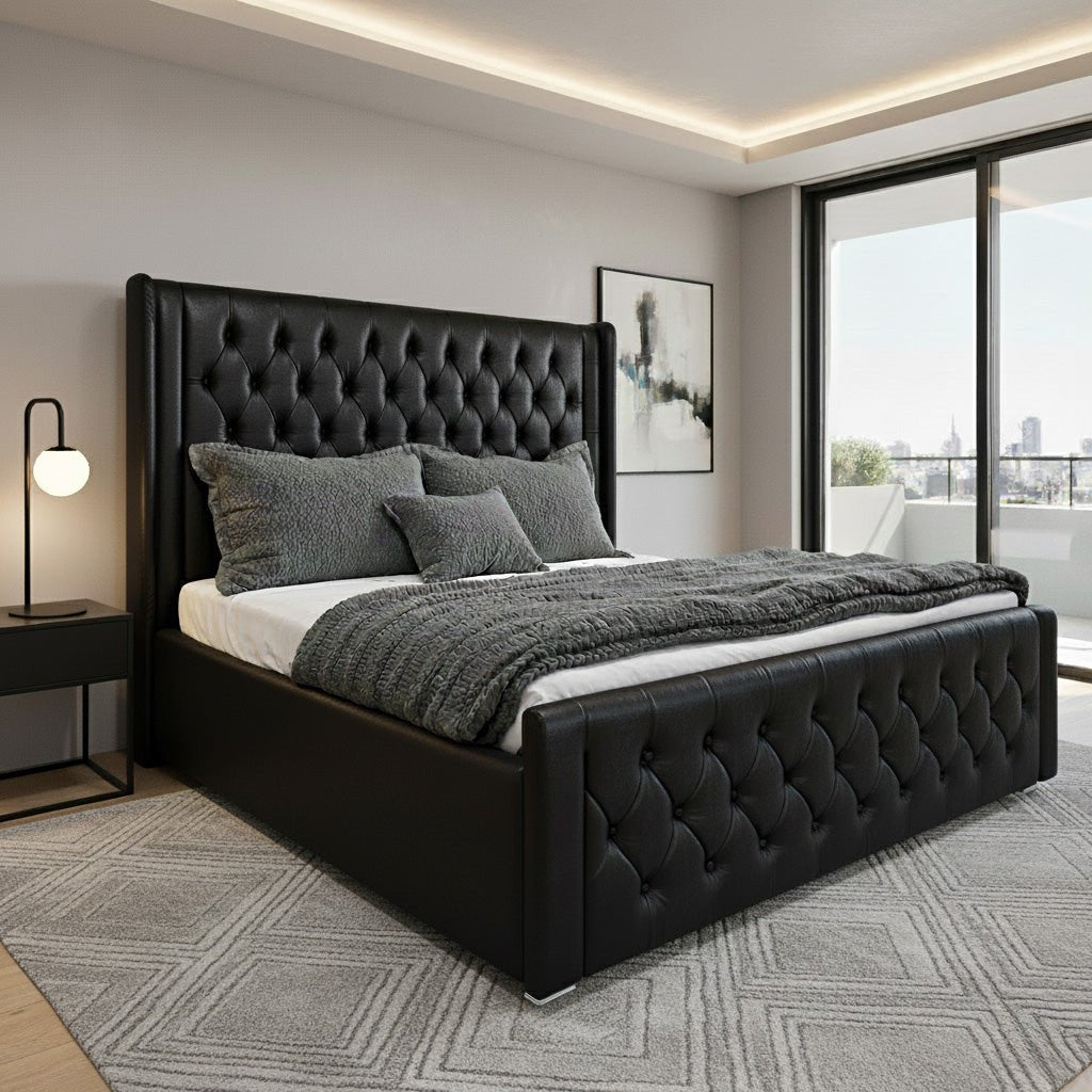 PVC  Leather Black