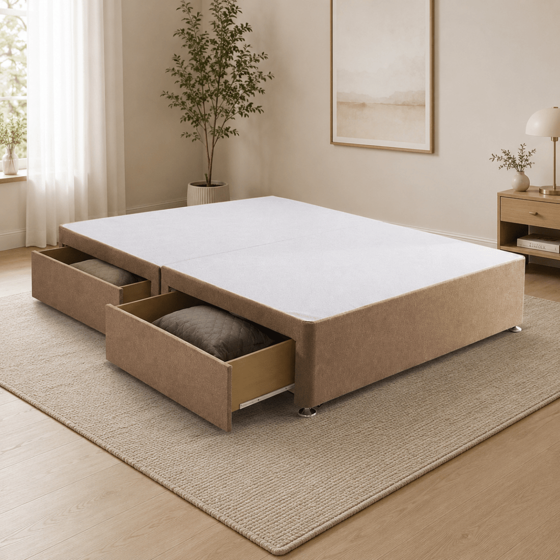 Classic Platform Top Divan Bed Base Only