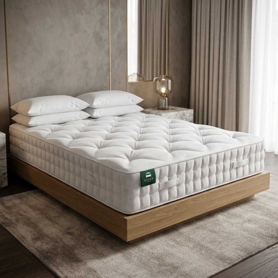 Feather Soft 100% Natural Sheep Wool 3000 Pocket Sprung Mattress
