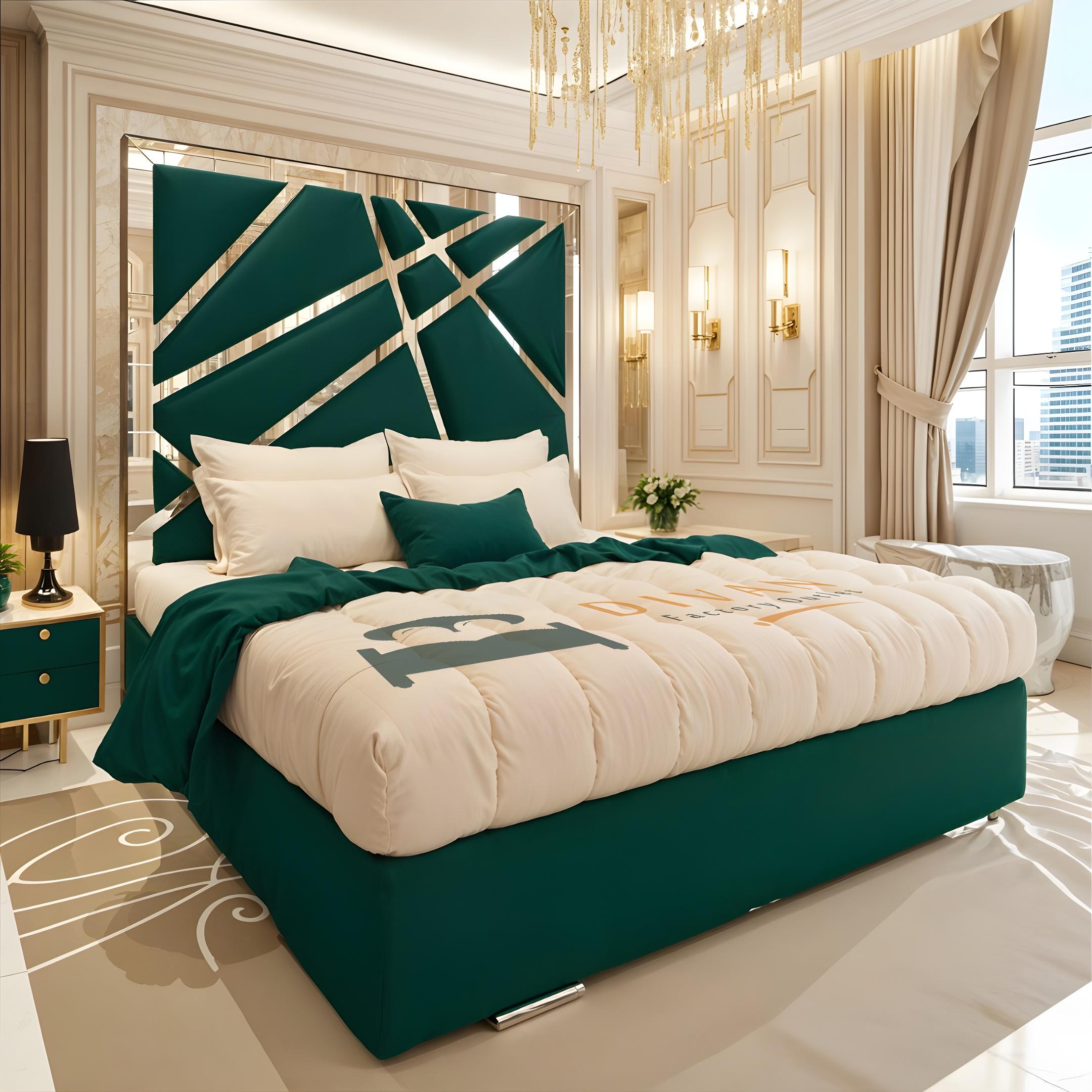 Hannah Upholstered Bed Set - Divan Factory Outlet