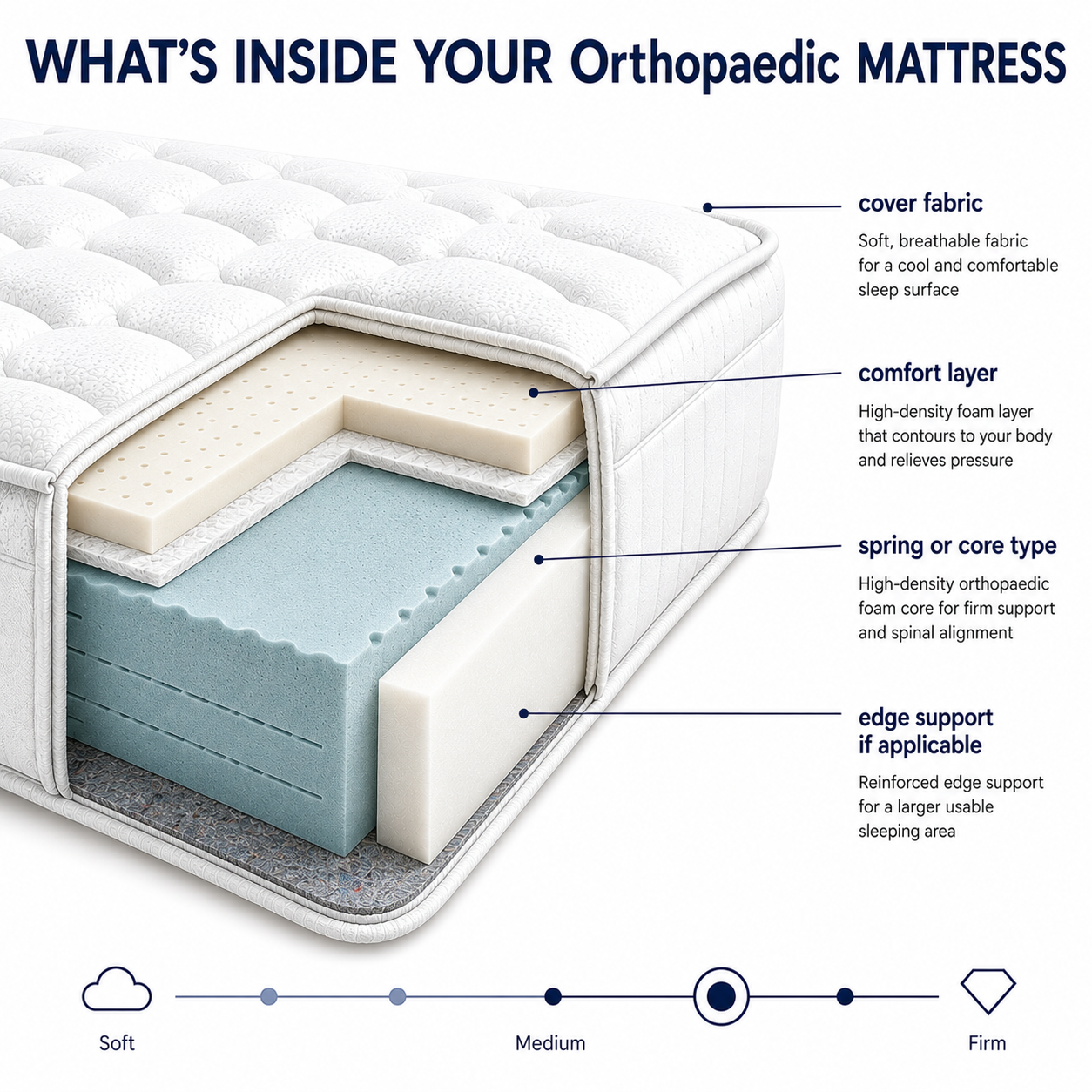 Dream Vendor Contour 3000 Pocket Sprung Latex Mattress