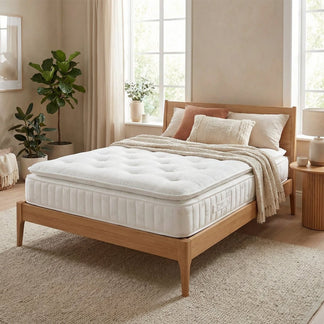 W & S 1000 Pocket Sprung Pillow Top Reflex Mattress