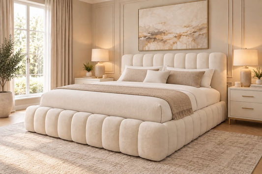 Bristol Upholstered Bed Frame with Free 54" Headboard