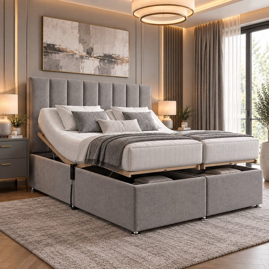 Dream Vendor Twin Adjustable Electric Bed Bases (5 Positions With Remote)