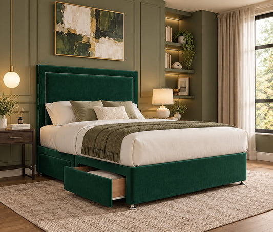 Islington Divan Bed Set with 54 Inch Headboard