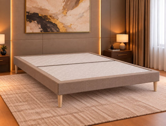 Royal Low Divan Bed Base On 6" Wooden Legs