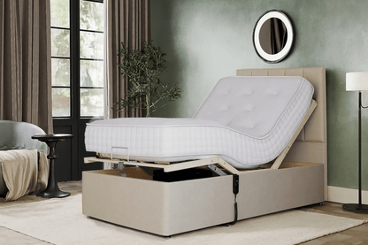 Dream Vendor Adjustable Electric Bed Base (5 Positions With Remote) - Divan Factory Outlet