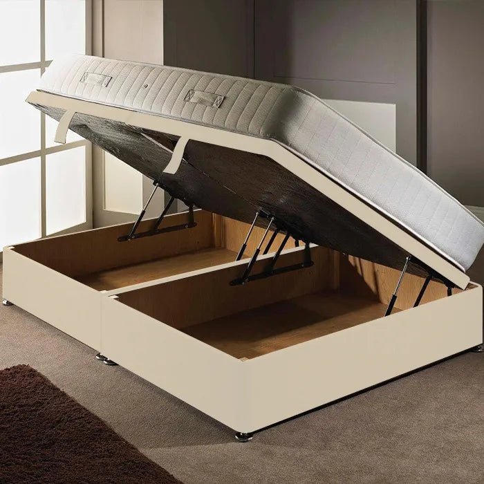 Dream Vendor Extra Deep Ottoman Storage Divan Bed Base Only – Side Lift - Divan Factory Outlet