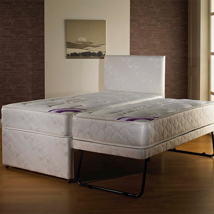 Dream Vendor Guest Bed Set With Mattresses (3 In 1) With Free Headboard - Divan Factory Outlet