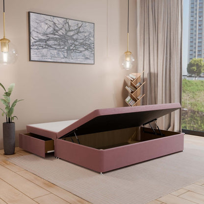 Dream Vendor Ottoman Storage Divan Bed Base Only – Half End Lift - Divan Factory Outlet