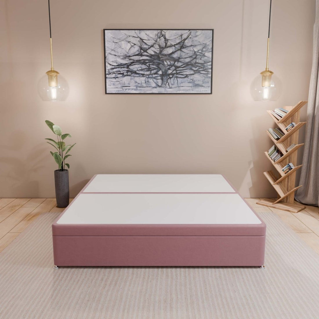 Dream Vendor Ottoman Storage Divan Bed Base Only – Half End Lift - Divan Factory Outlet