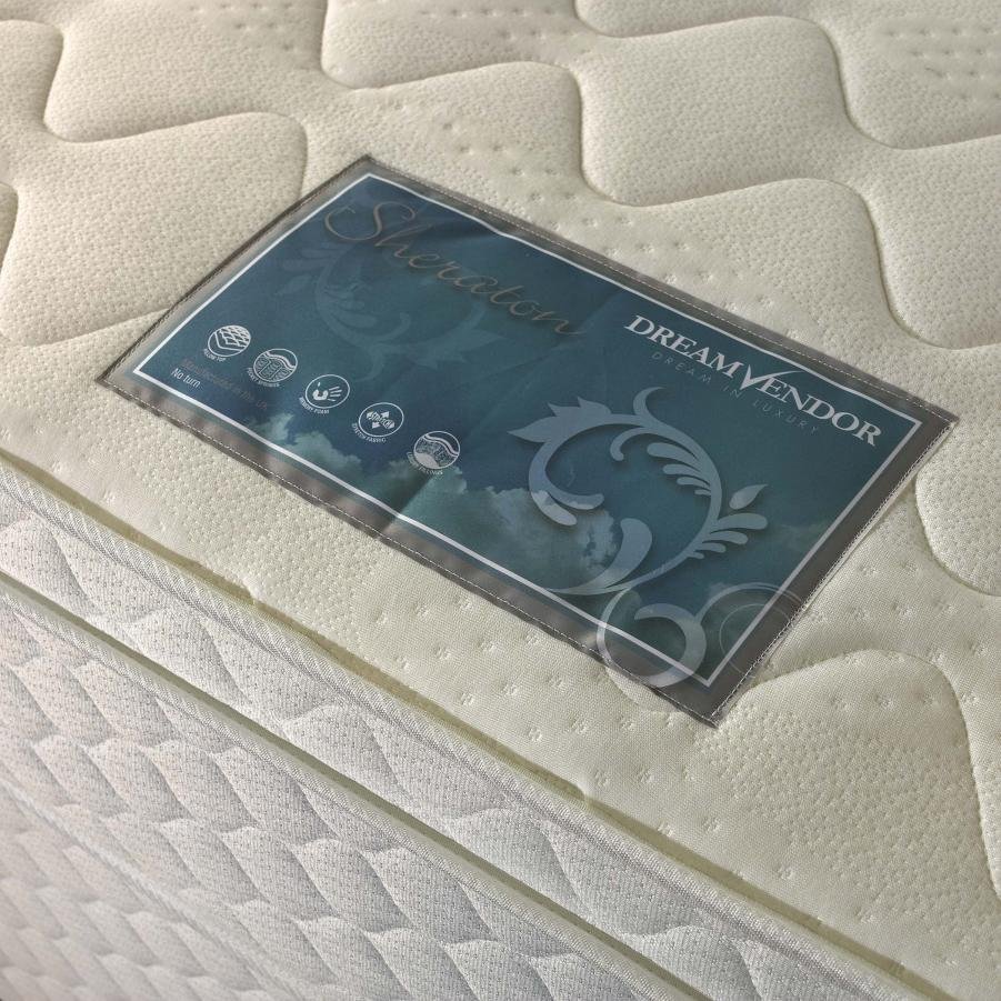 Dream Vendor Sheraton 1000 Pocket Sprung Pillow Top Divan Bed Set - Divan Factory Outlet