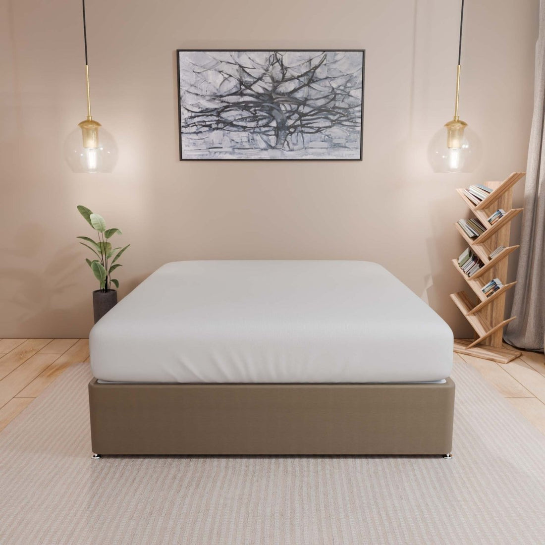 Dream Vendor Sprung Top Divan Bed Base Only – Sprung Edge Base - Divan Factory Outlet