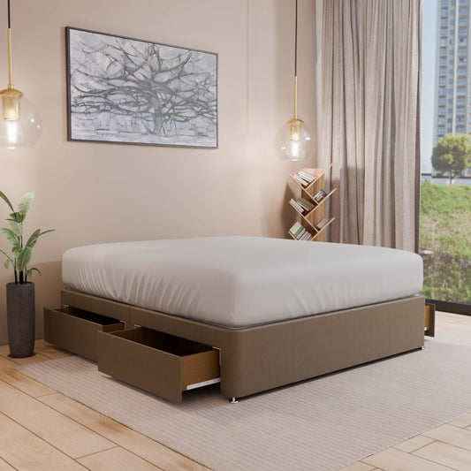 Dream Vendor Sprung Top Divan Bed Base Only – Sprung Edge Base - Divan Factory Outlet