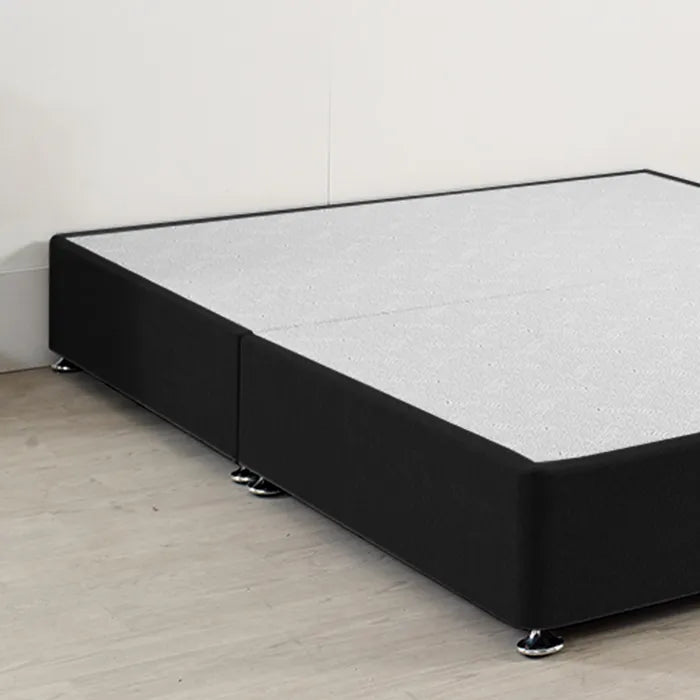 Royal Low Divan Bed Base (8 inches) On Chrome Glides - Divan Factory Outlet