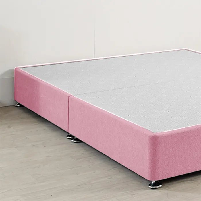 Royal Low Divan Bed Base (8 inches) On Chrome Glides - Divan Factory Outlet