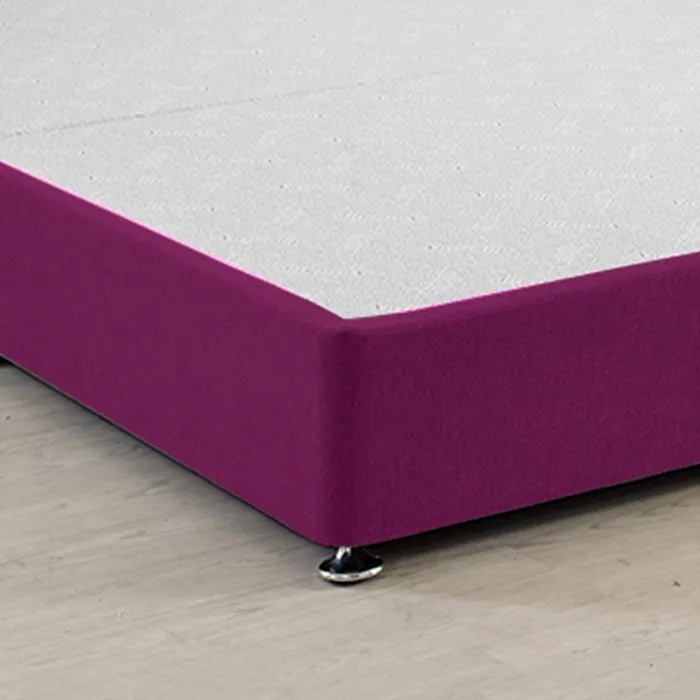 Royal Low Divan Bed Base (8 inches) On Chrome Glides - Divan Factory Outlet