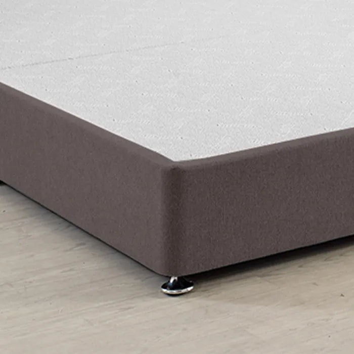 Royal Low Divan Bed Base (8 inches) On Chrome Glides - Divan Factory Outlet