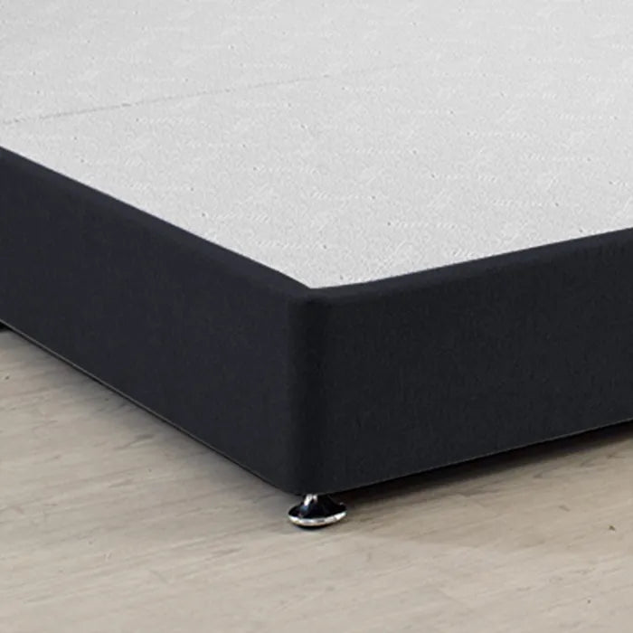 Royal Low Divan Bed Base (8 inches) On Chrome Glides - Divan Factory Outlet