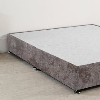 Royal Low Divan Bed Base (8 inches) On Chrome Glides - Divan Factory Outlet