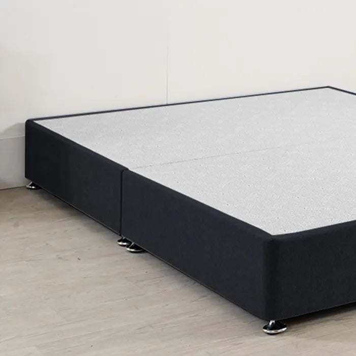 Royal Low Divan Bed Base (8 inches) On Chrome Glides - Divan Factory Outlet