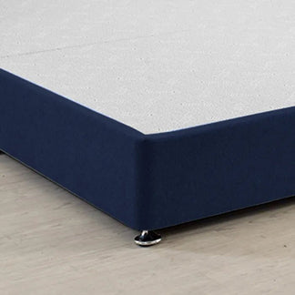 Royal Low Divan Bed Base Only (10 inches) On Chrome Glides - Divan Factory Outlet