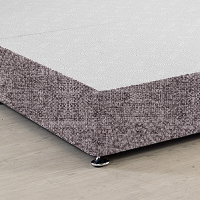 Royal Low Divan Bed Base Only (10 inches) On Chrome Glides - Divan Factory Outlet