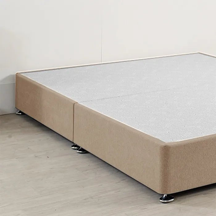 Royal Low Divan Bed Base Only (10 inches) On Chrome Glides - Divan Factory Outlet