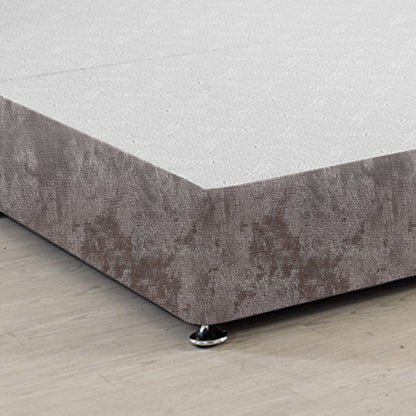 Royal Low Divan Bed Base Only (10 inches) On Chrome Glides - Divan Factory Outlet