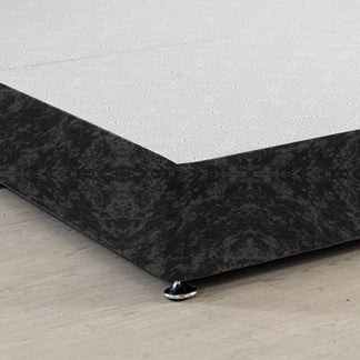 Royal Low Divan Bed Base Only (10 inches) On Chrome Glides - Divan Factory Outlet