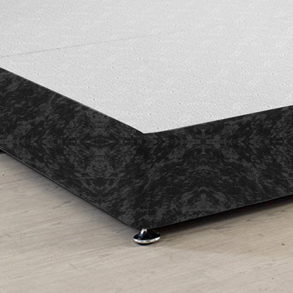 Royal Low Divan Bed Base Only (10 inches) On Chrome Glides - Divan Factory Outlet