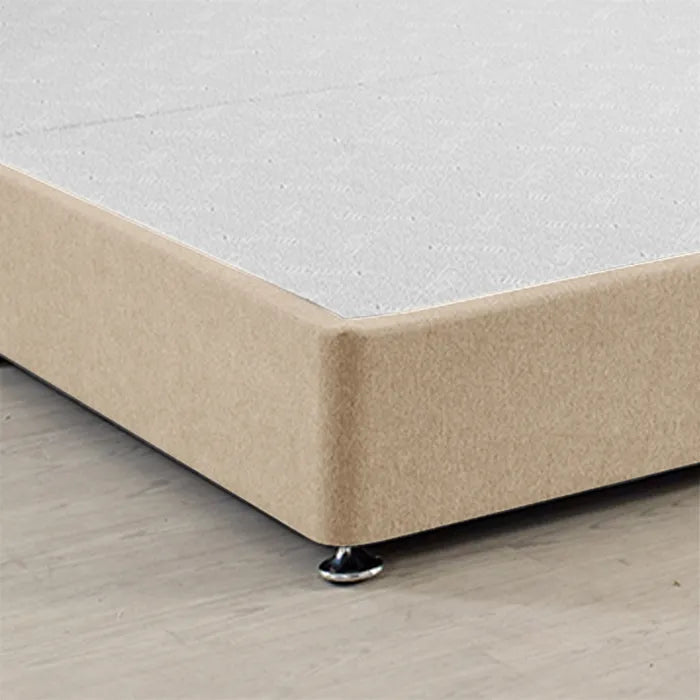 Royal Low Divan Bed Base Only (10 inches) On Chrome Glides - Divan Factory Outlet