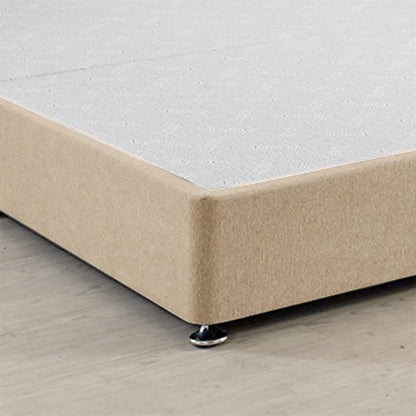 Royal Low Divan Bed Base Only (10 inches) On Chrome Glides - Divan Factory Outlet