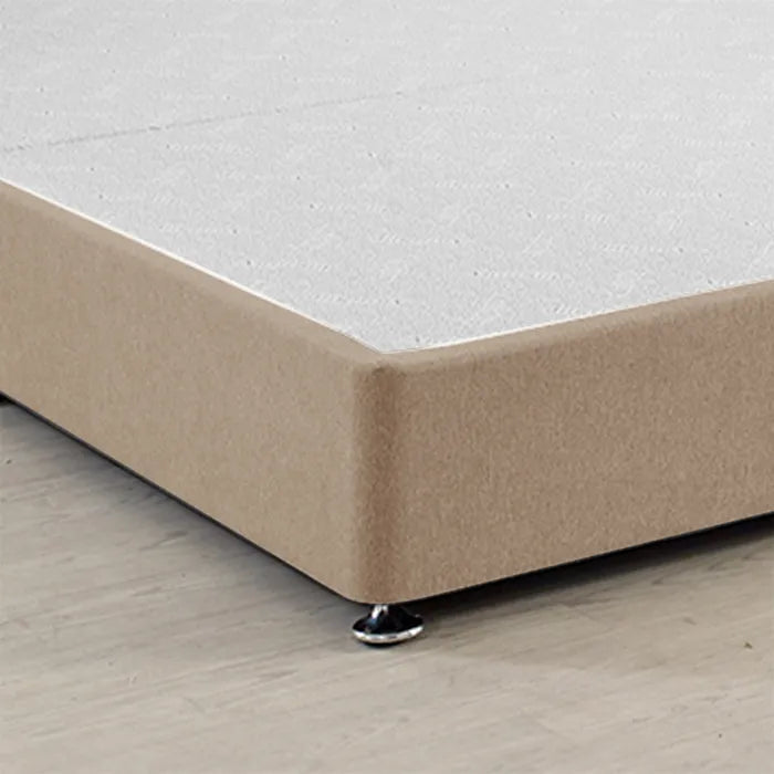 Royal Low Divan Bed Base Only (10 inches) On Chrome Glides - Divan Factory Outlet