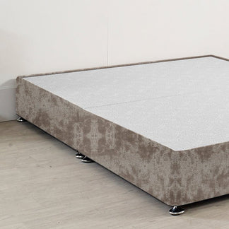 Royal Low Divan Bed Base Only (10 inches) On Chrome Glides - Divan Factory Outlet