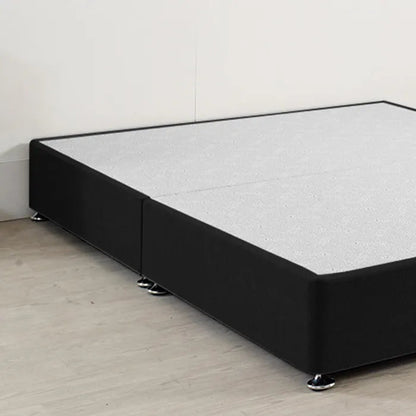 Royal Low Divan Bed Base Only (10 inches) On Chrome Glides - Divan Factory Outlet